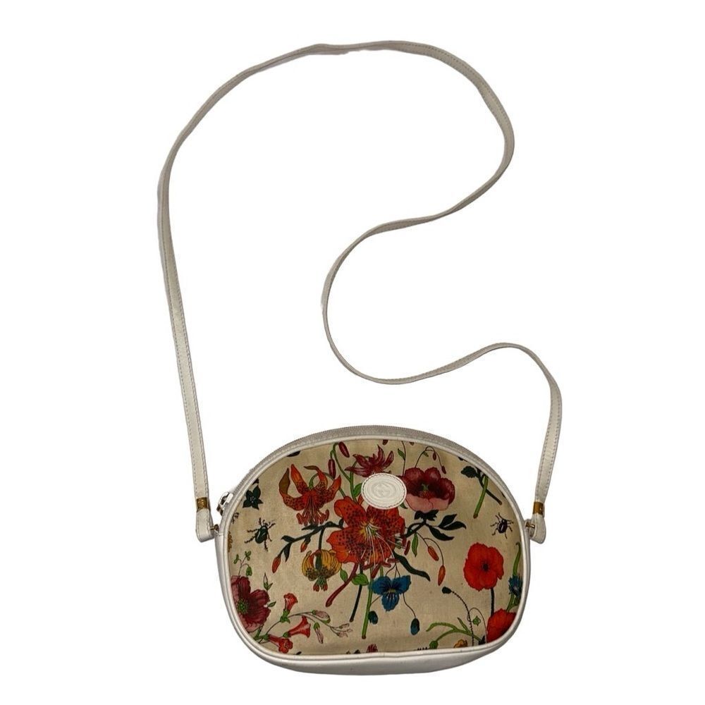 Gucci gorgeous floral shoulder crossbody bag - Picture 4 of 13